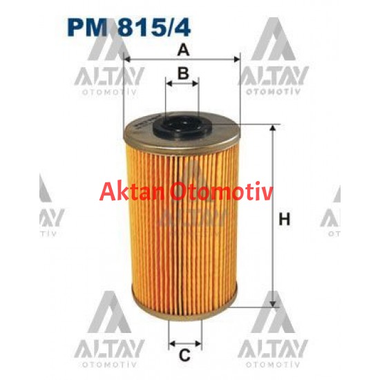 YAKIT FİLTRESİ (MAZOT) MASTER I 2.5-3.0DCI / TRAFIC 1.9-2.0-2.5DCI UZUNLUK 120mm